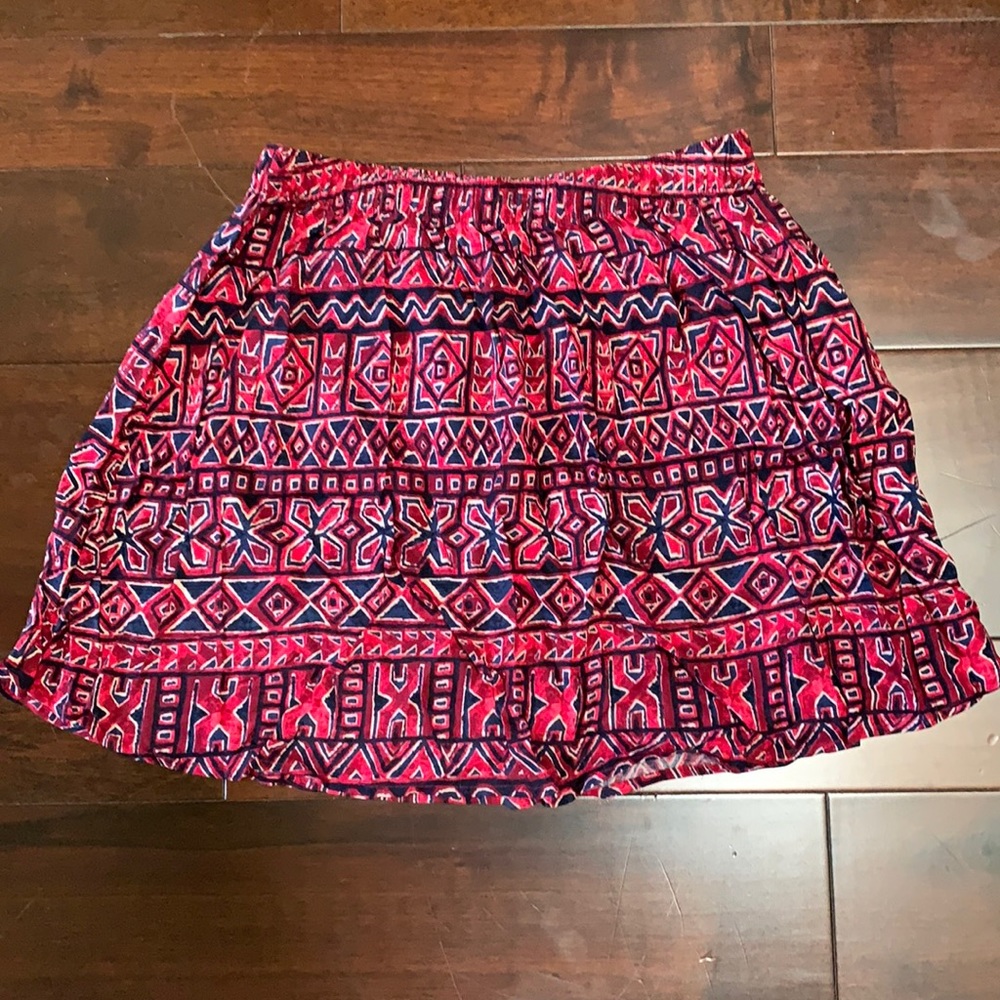 Hollister printed skirt